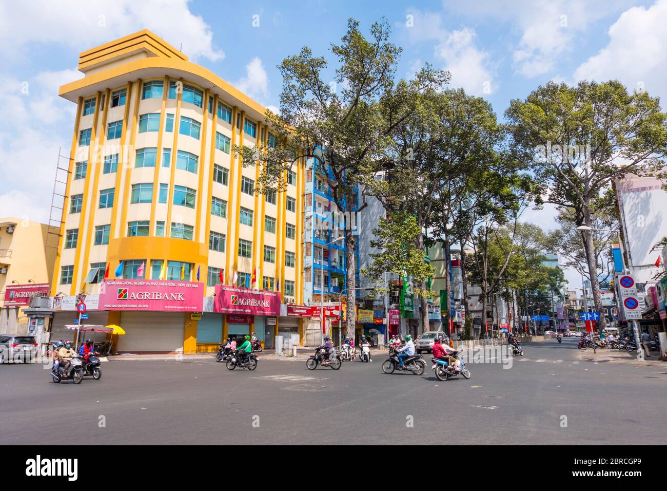 Tran Hung Dao Street, ho Chi Minh City, Vietnam, Asia Foto Stock