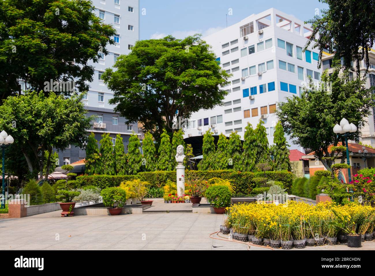 Con vien Bach Tung Diep, Bach Tung Diep parco, distretto 1, ho Chi Minh City, Vietnam, Asia Foto Stock
