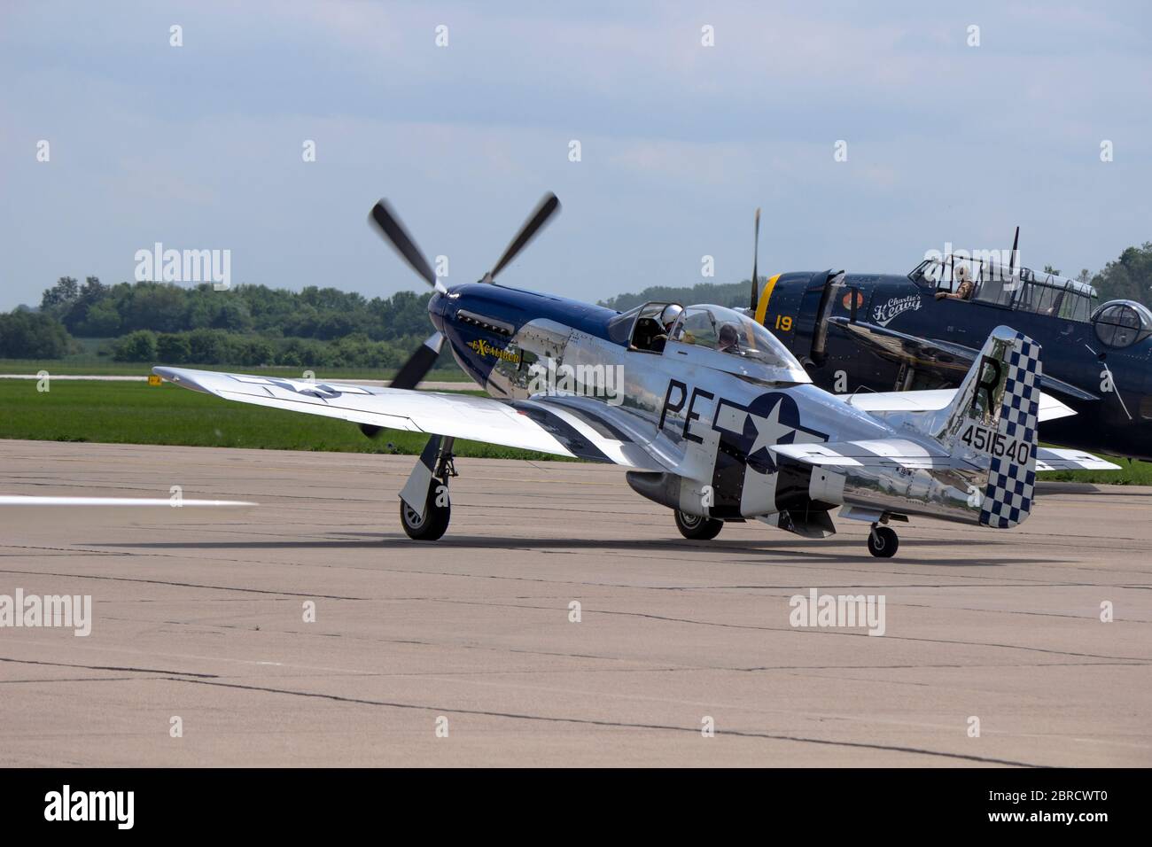 P51D Mustang Foto Stock