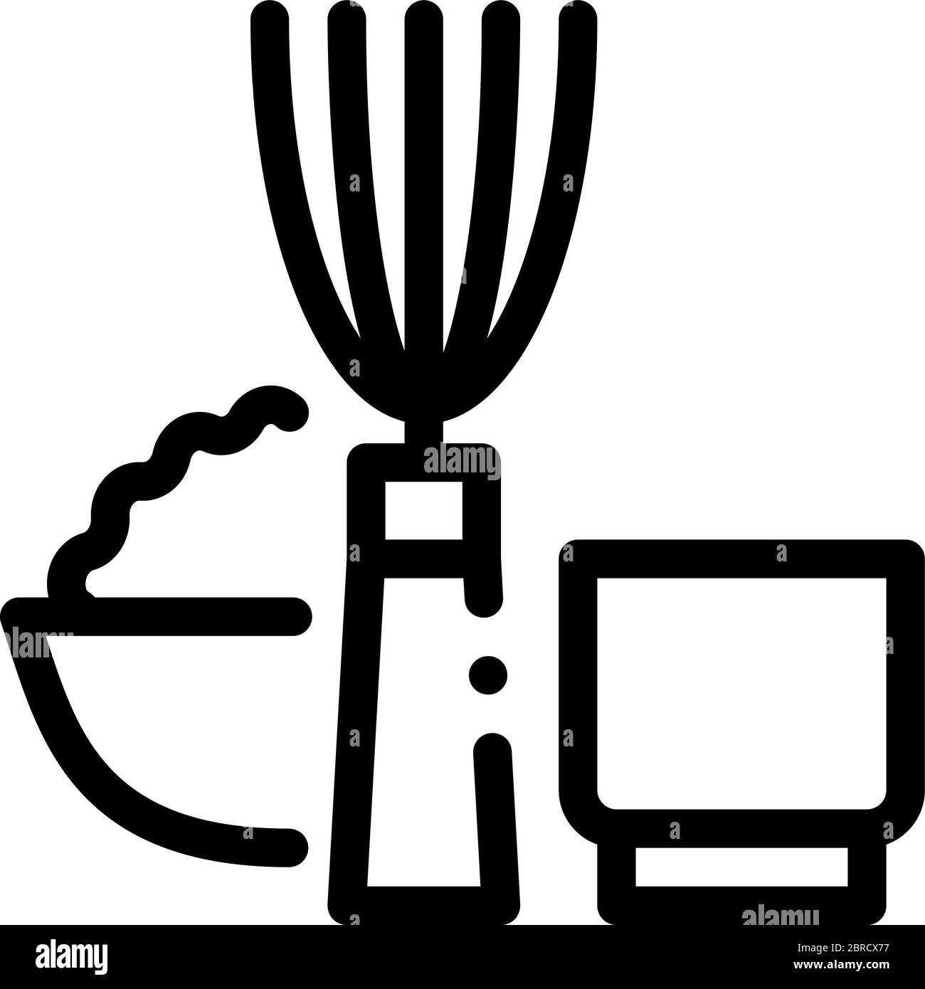 illustrazione vettoriale delle icone degli elettrodomestici e dei dispositivi da cucina Illustrazione Vettoriale