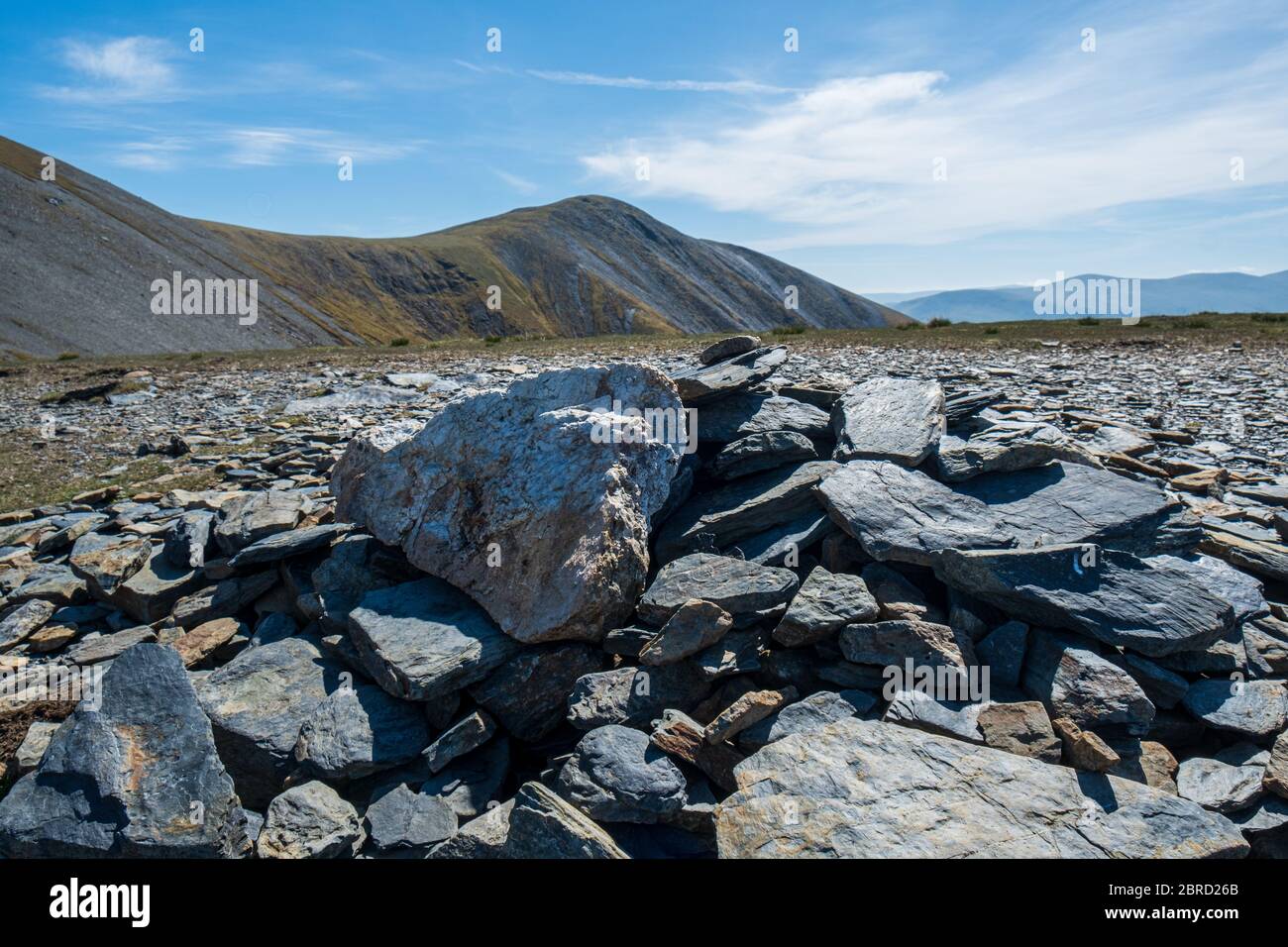 Ullock Pike Ridge attraverso Carl Side fino a Skiddaw Summit Foto Stock