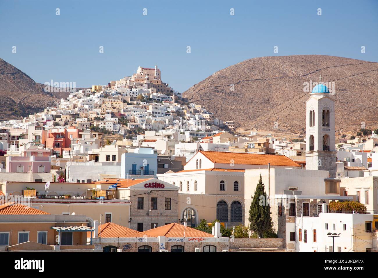 isola di syros, grecia la gemma nascosta delle Cicladi Foto Stock