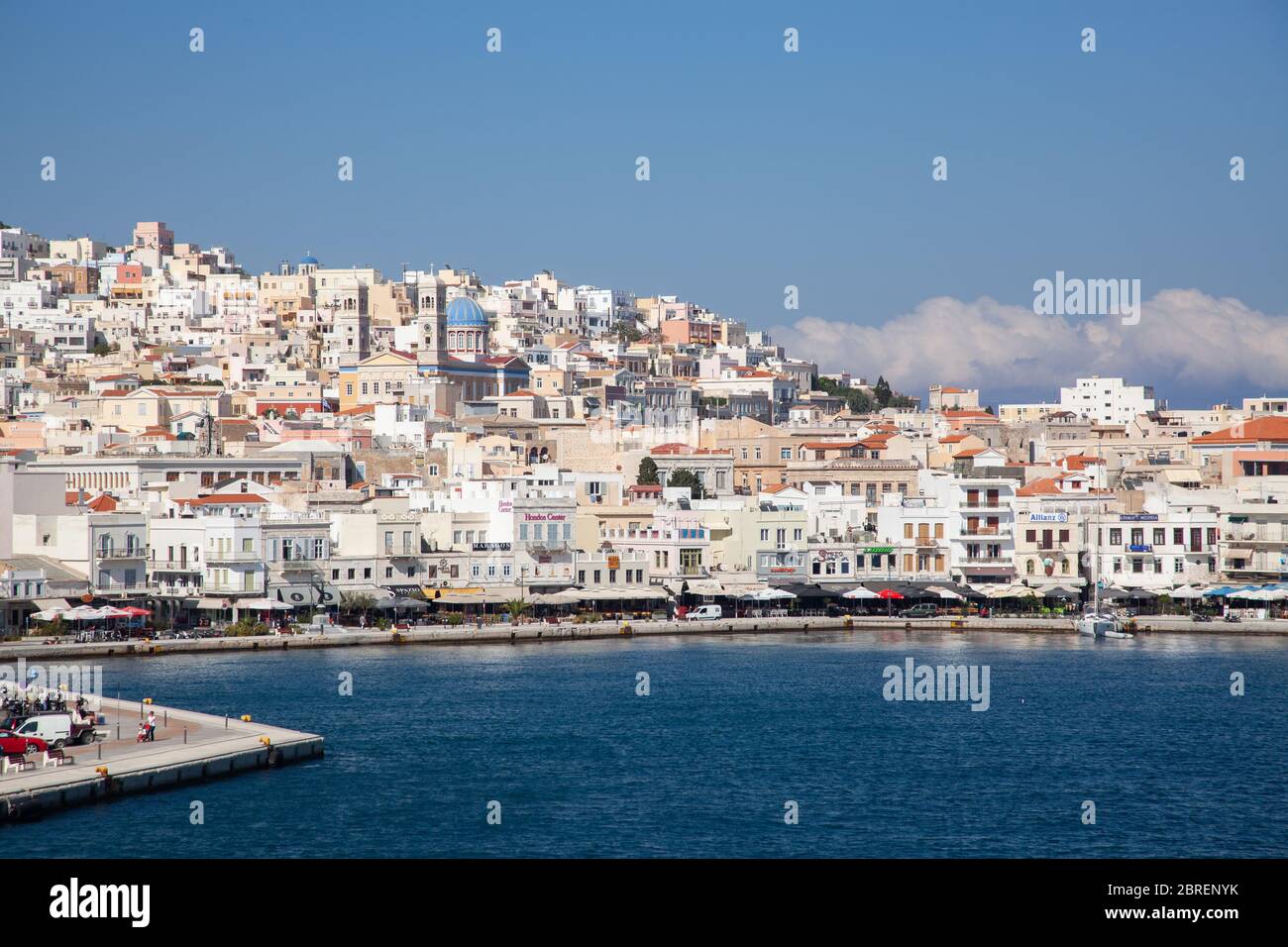 isola di syros, grecia la gemma nascosta delle Cicladi Foto Stock