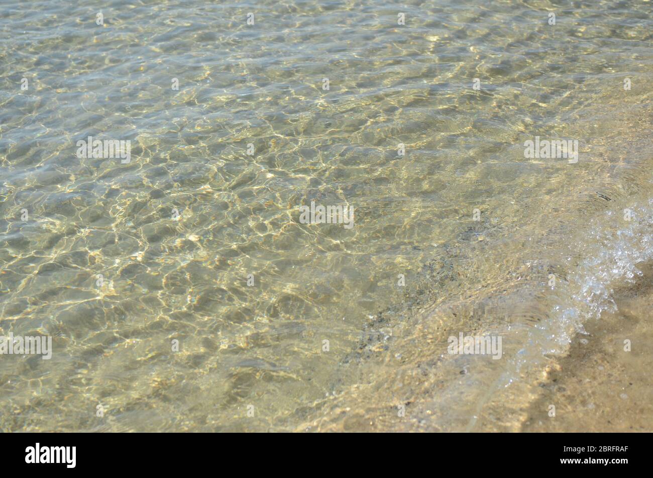 Modelli di circolazione di acqua in piscina. Foto Stock