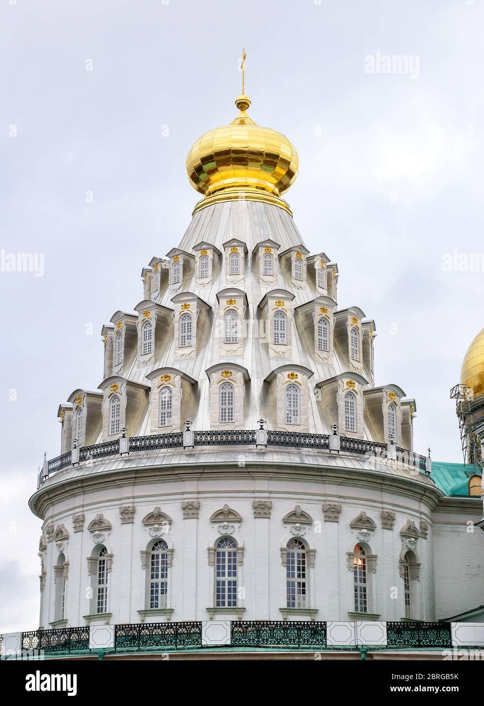 La rotonda della Cattedrale della Resurrezione nel Monastero di Nuova Gerusalemme in Istra, Russia Foto Stock