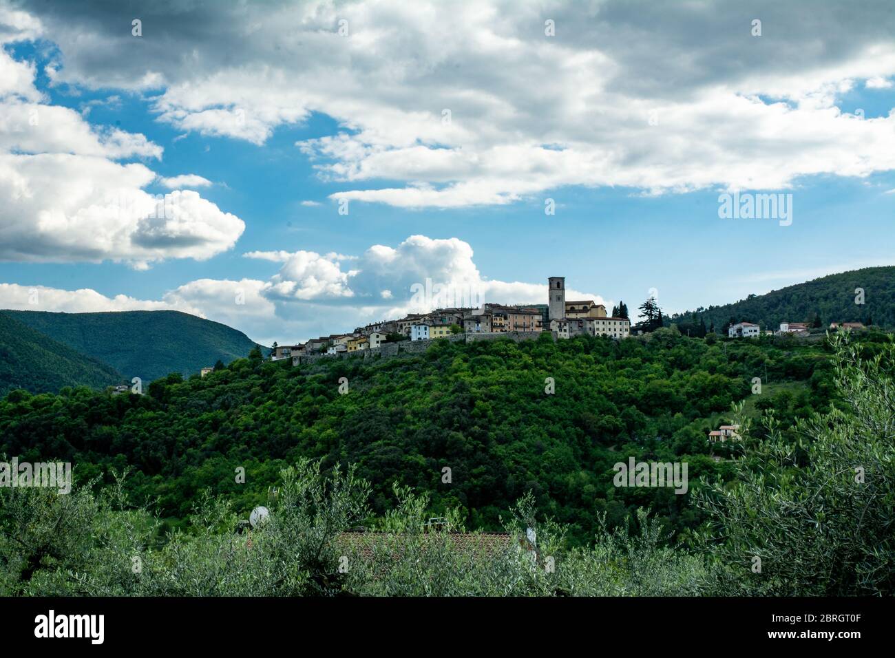 Villaggio di Torreorsina in valnerina terni Foto Stock