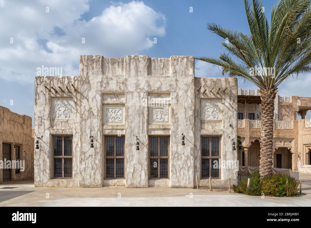 casa orientale in al Shindagha a Dubai Foto Stock