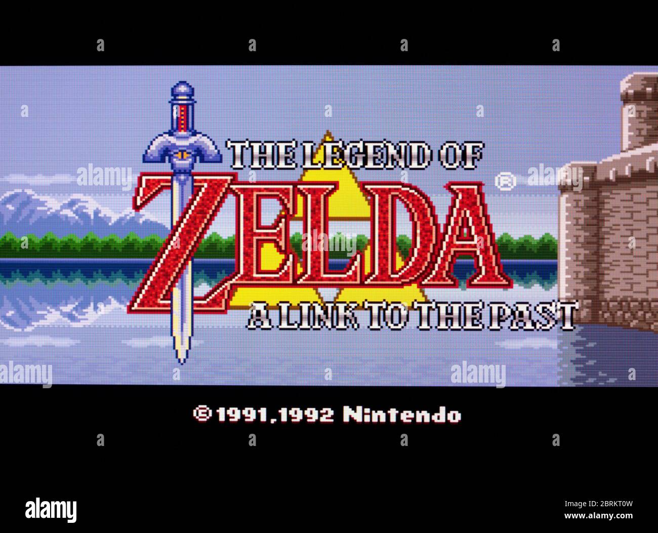 La leggenda di Zelda UN link al passato - SNES Super Nintendo - solo per uso editoriale Foto Stock