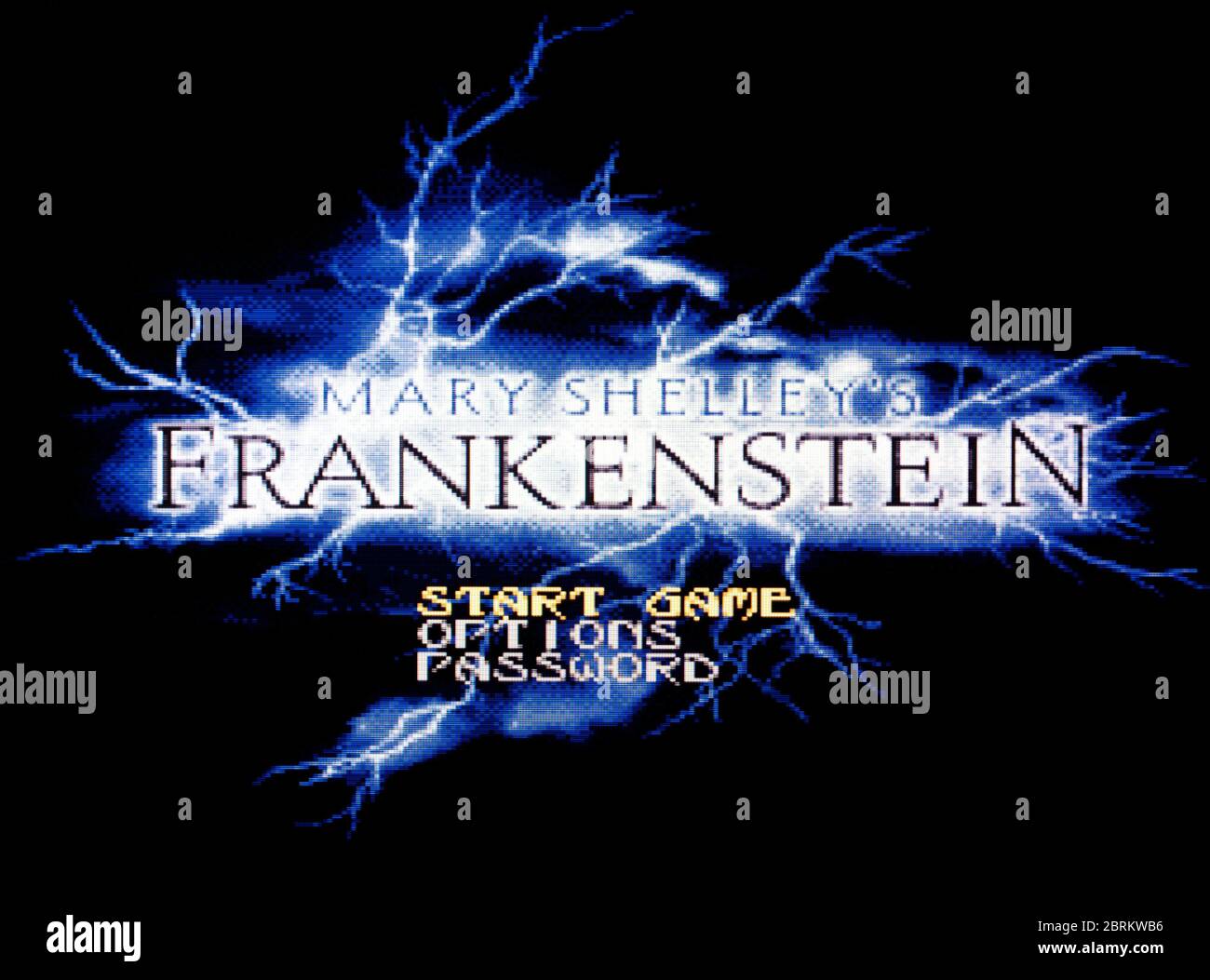 Mary Shelley's Frankenstein - SNES Super Nintendo - solo per uso editoriale Foto Stock