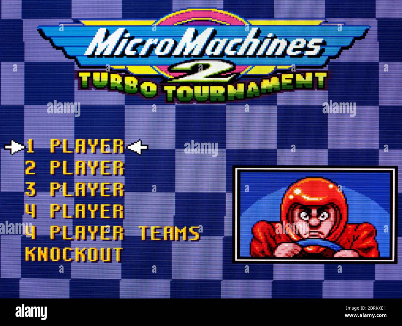 Micro Machines 2 Turbo Tournament - SNES Super Nintendo - solo per uso editoriale Foto Stock