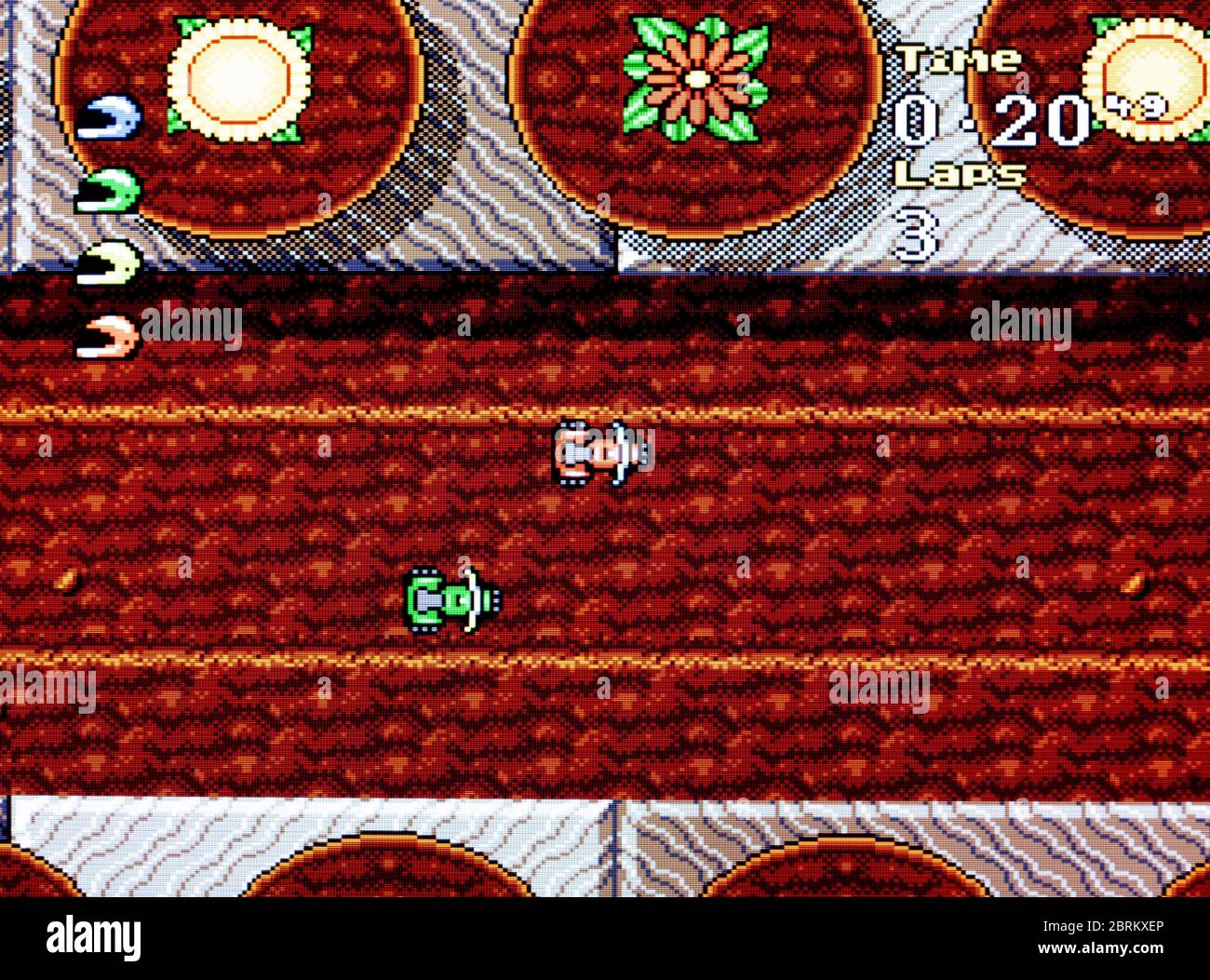 Micro Machines 2 Turbo Tournament - SNES Super Nintendo - solo per uso editoriale Foto Stock