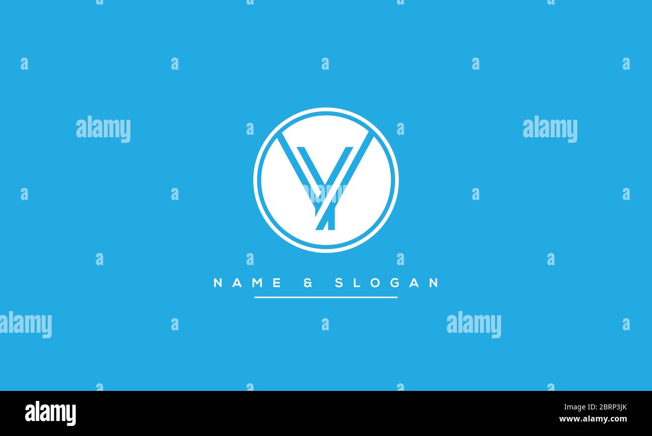 Monogramma con logo Y, YY Illustrazione Vettoriale