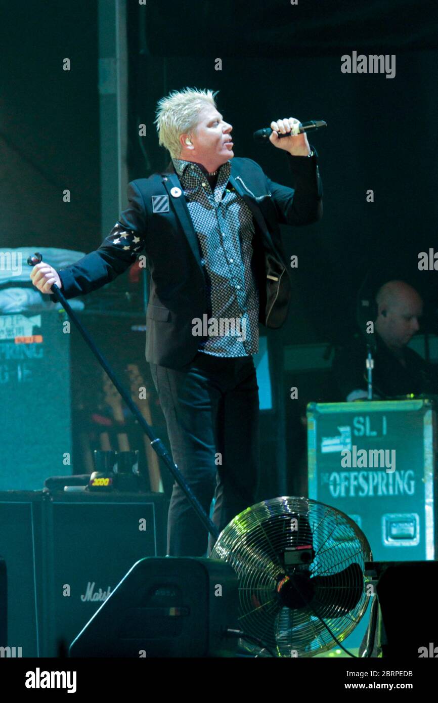 RIO DE JANEIRO, 14.09.2013: La prole suona al Sunset Stage of Rock a Rio V a Rio de Janeiro (Néstor J. Beremblum / Alamy News) Foto Stock