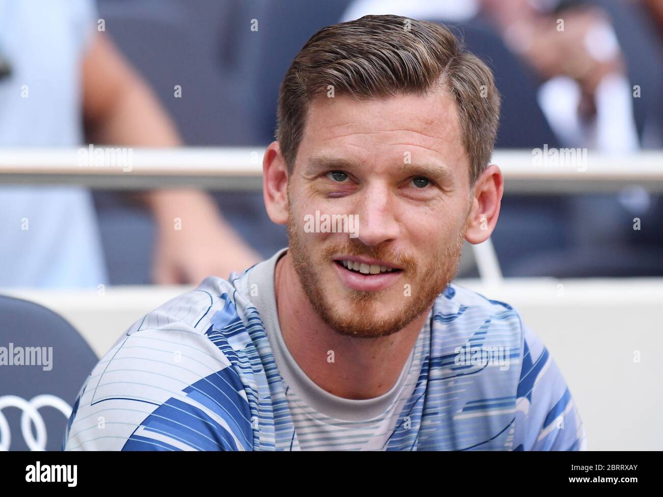 LONDRA, INGHILTERRA - 25 AGOSTO 2019: Jan Vertonghen di Tottenham ha ritratto prima della partita della Premier League 2019/20 tra Tottenham Hotspur FC e Newcastle United FC al Tottenham Hotspur Stadium. Foto Stock