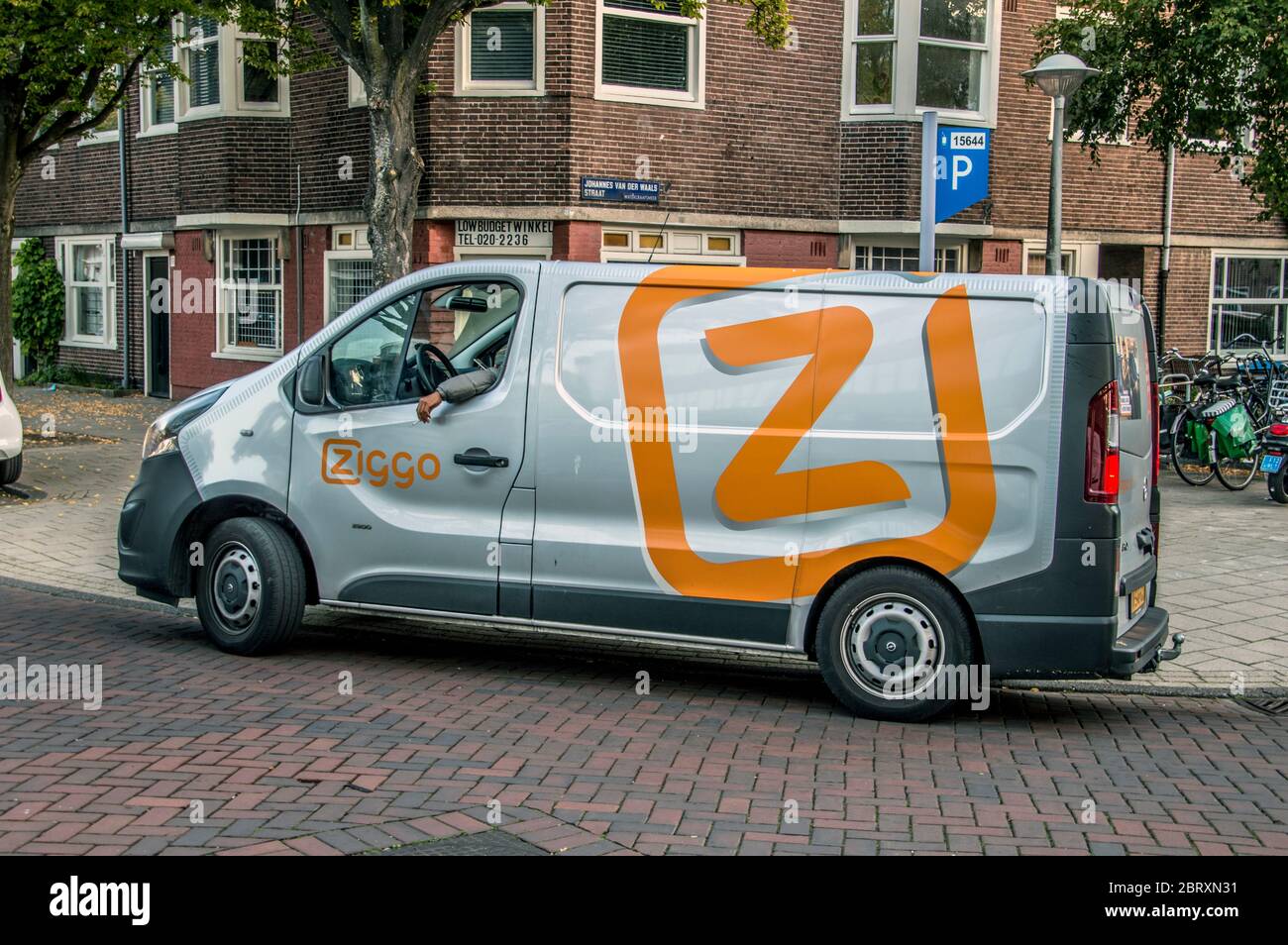 Ziggo Company Van ad Amsterdam Paesi Bassi 2018 Foto Stock