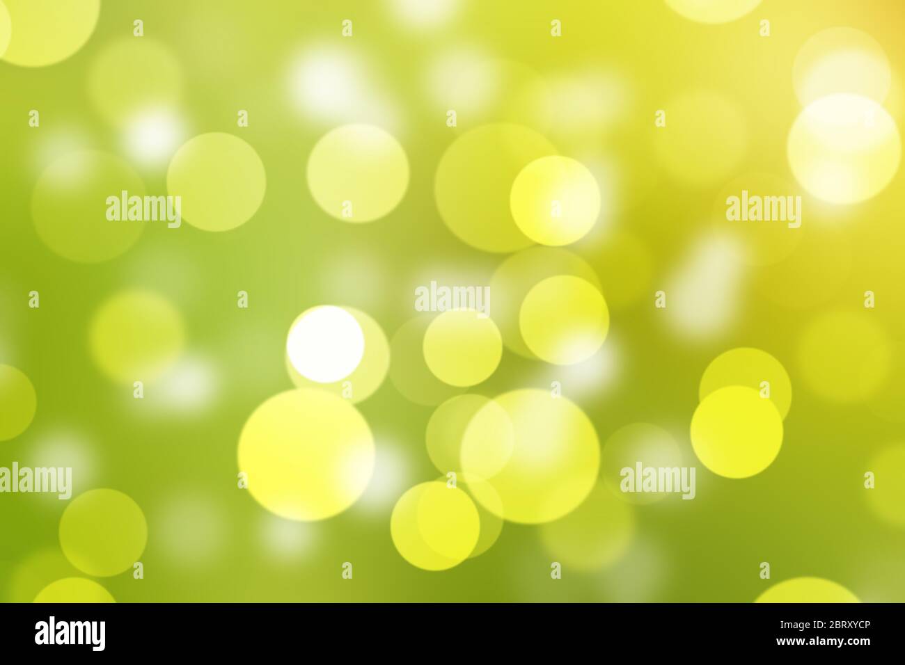 Sfondo chiaro bokeh verde astratto Foto Stock