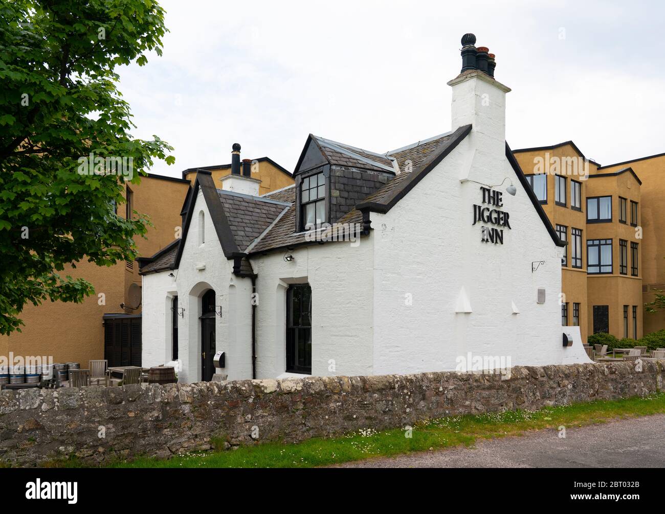 Il pub Jigger Inn presso l'Old Course Hotel a St Andrews, Scozia, Regno Unito Foto Stock