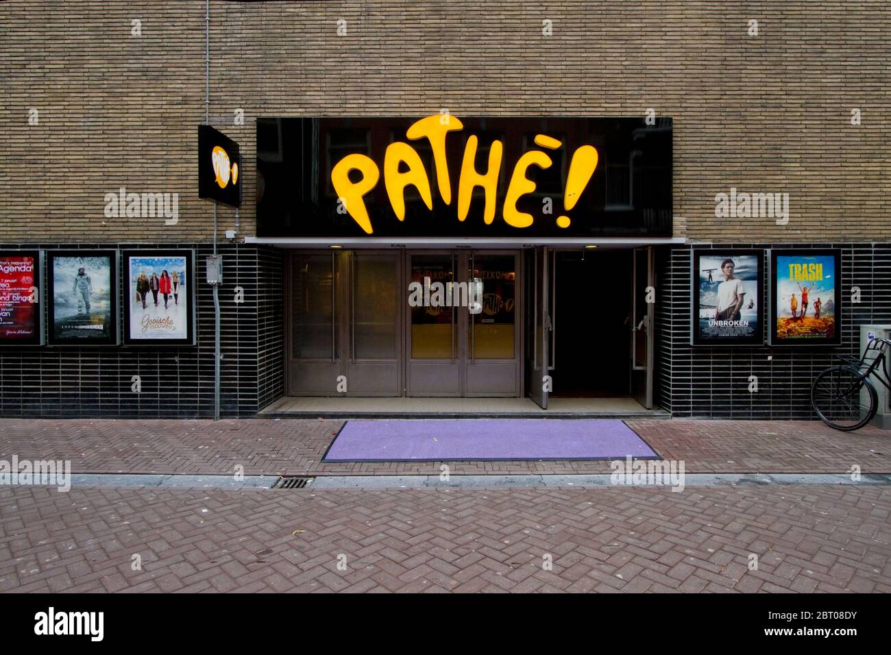 Ingresso al Cinema 'Pathé', Amsterdam 2015 Foto Stock