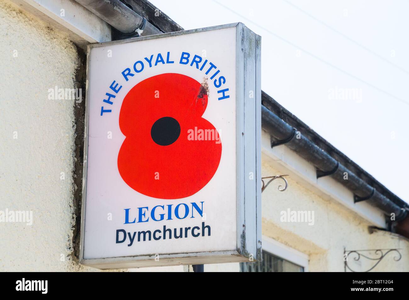 Un segno reale della Legione Britannica a Dymchurch in Kent. REGNO UNITO Foto Stock