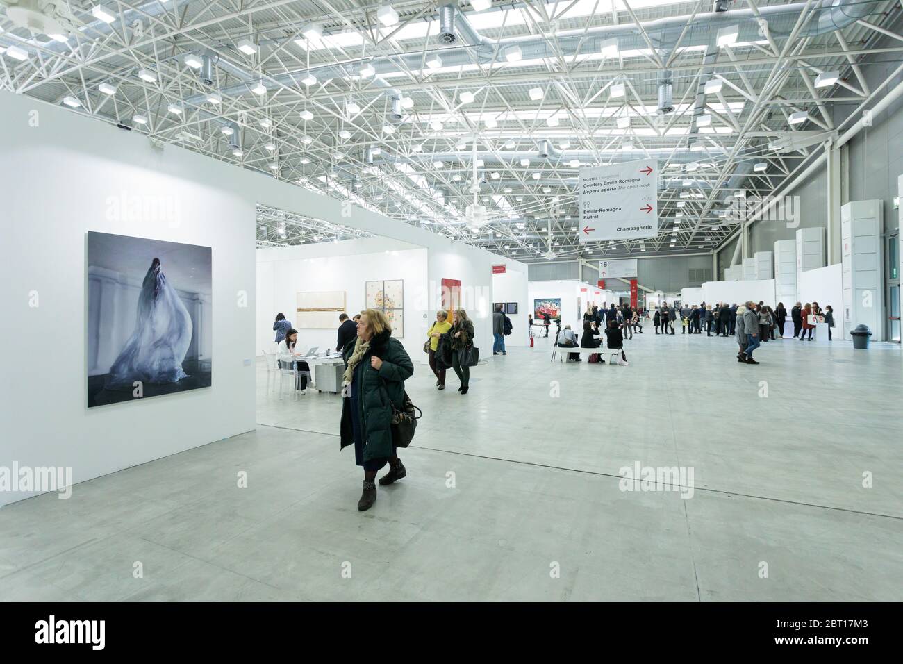 Bologna, Italia. 23 gennaio 2020. Vista generale durante la 'Art City - Arte Fiera 2020Ó Foto Stock