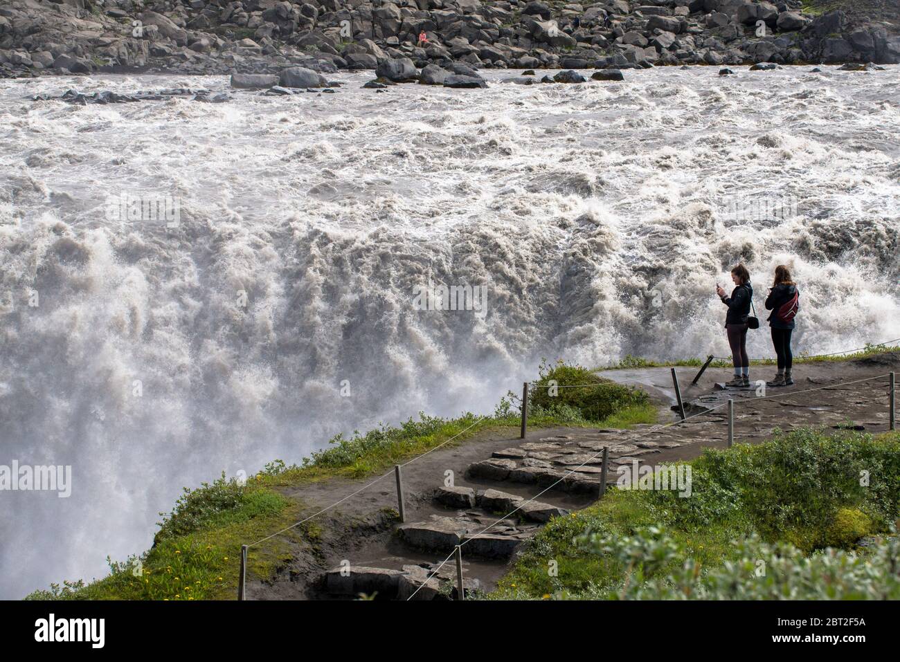 Dettifoss waterval in Islanda Foto Stock