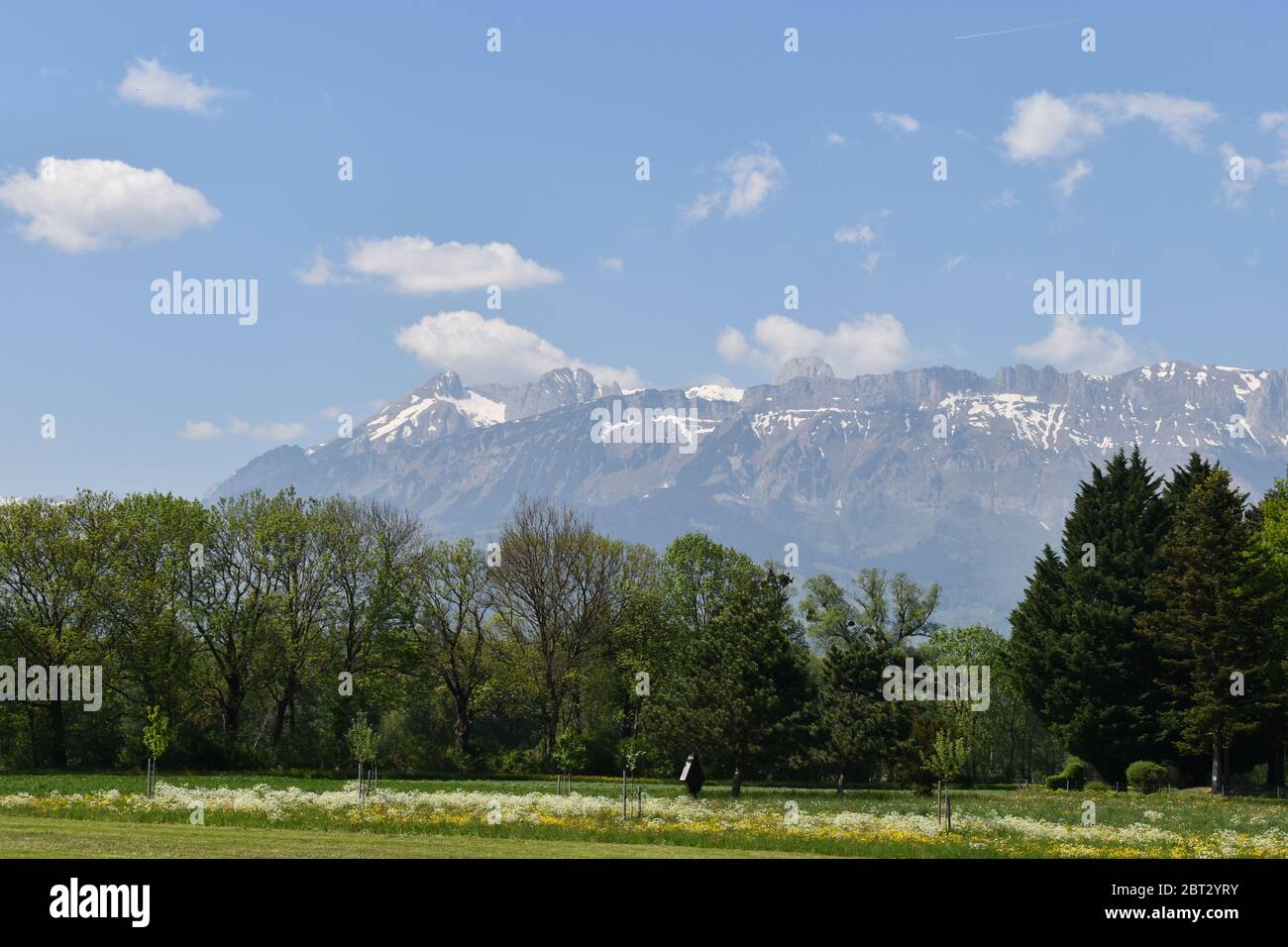 Landscace nel Liechtenstein Foto Stock