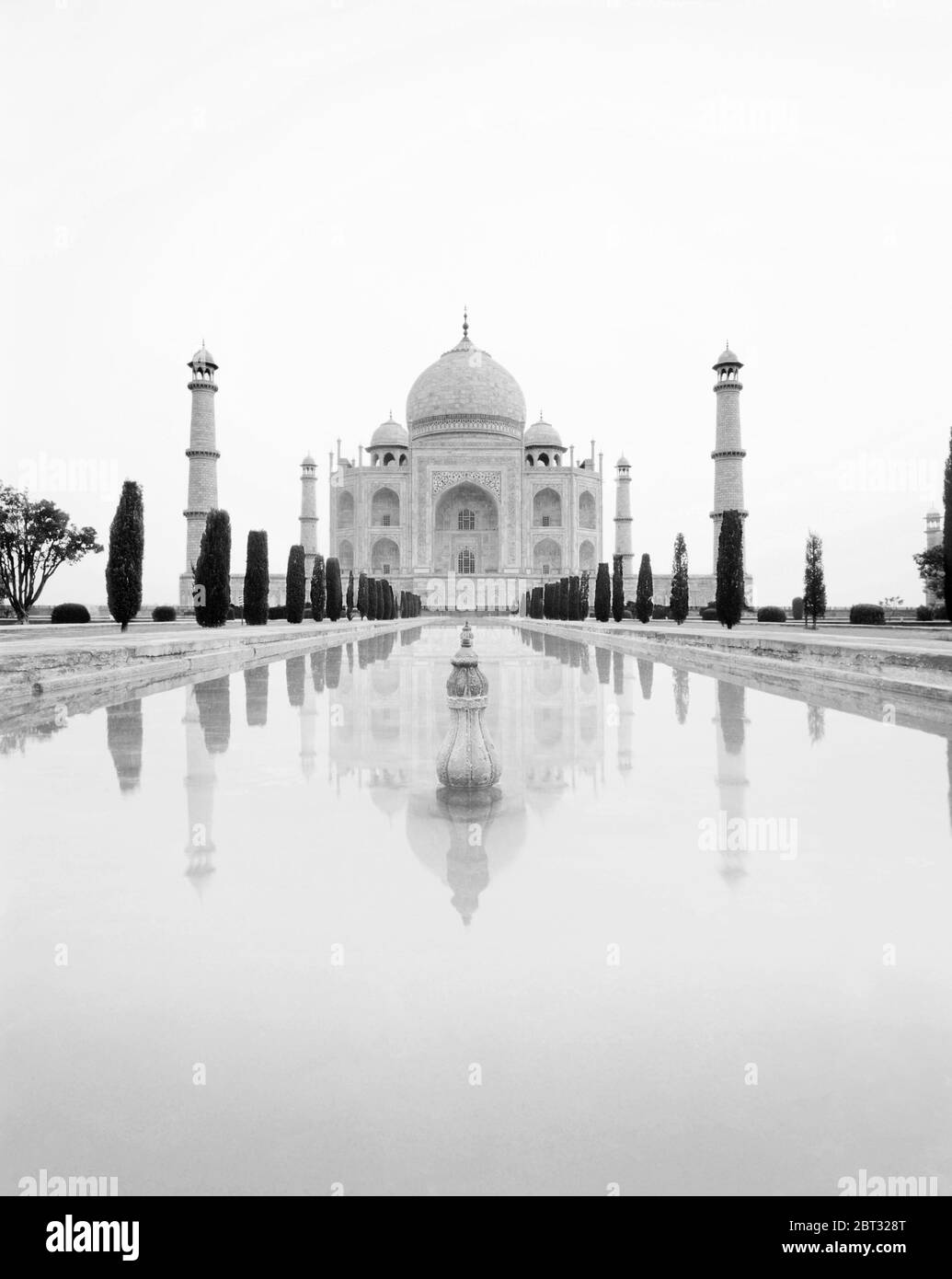 Taj Mahal con nessuno nella foto Foto Stock