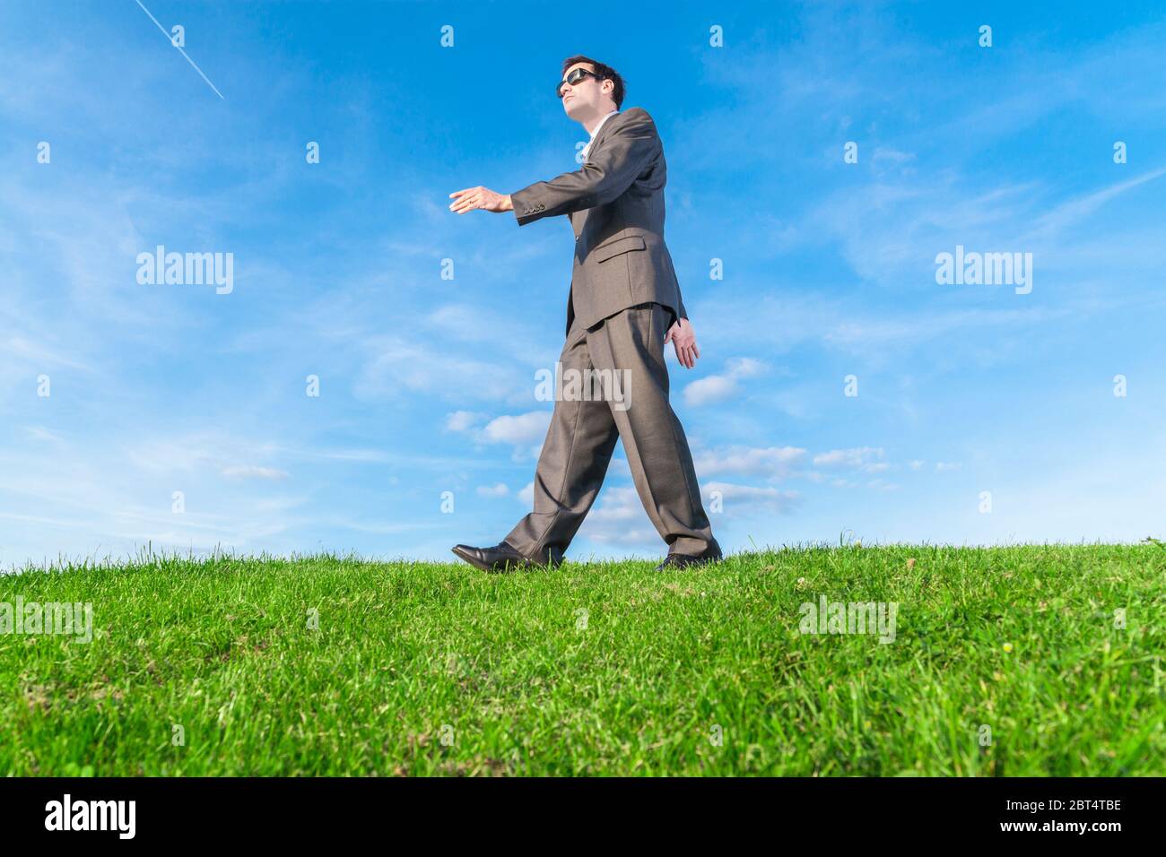 Guy, blu, gli esseri umani e la tratta di esseri umani, persone, folk, persone, umana, uomo, Foto Stock