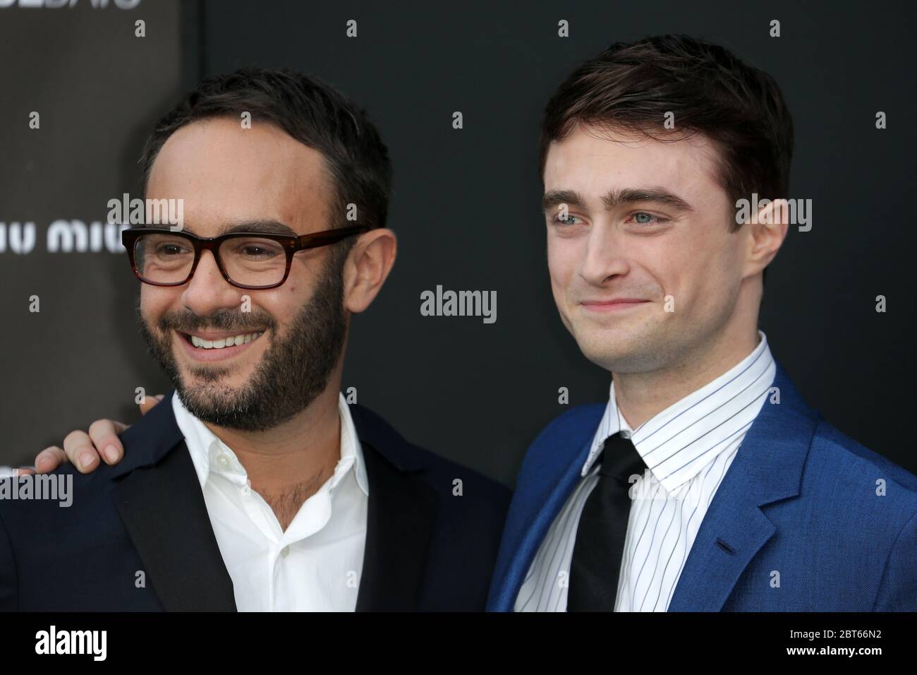 VENEZIA, ITALIA - SETTEMBRE 01: Daniel Radcliffe e John Krokidas presero parte al settantesimo Festival Internazionale del Cinema di Venezia alla Giornata degli Autori Foto Stock