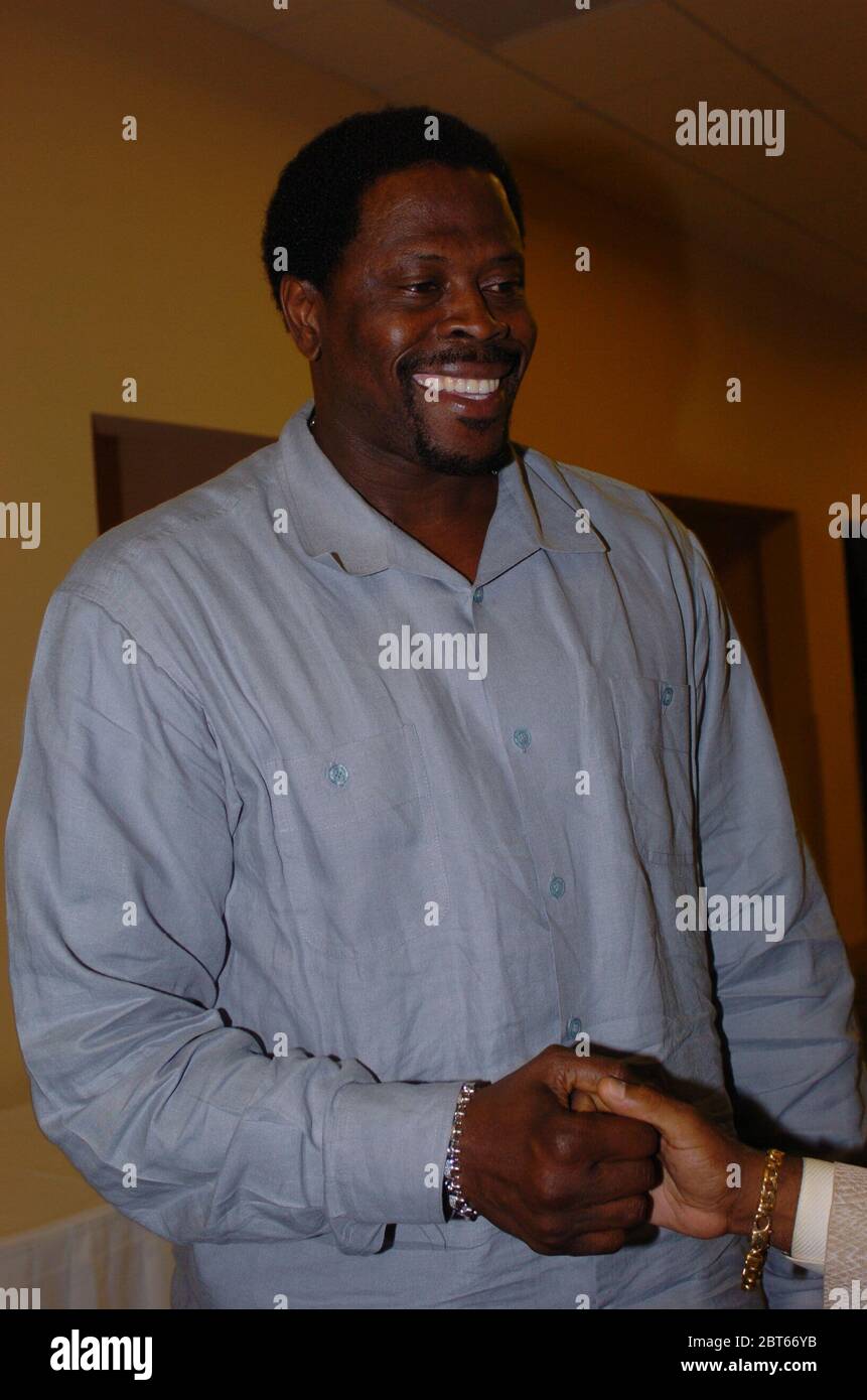 Miami Beach 2004 Patrick Ewing at, ZO's Summer Groove @ Parrot Jungle Miami Beach, Florida Credit: Storms Media Group/Alamy Live News Foto Stock