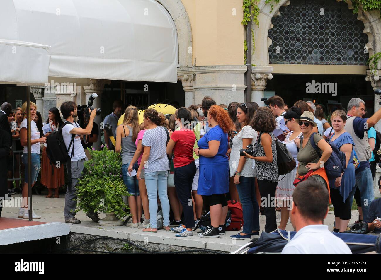VENEZIA, ITALIA - 01 SETTEMBRE: I fan di Daniel Radcliffe partecipano al giorno 5 del 70° Festival del Cinema di Venezia il 1° settembre 2013 a Venezia, Italia Foto Stock