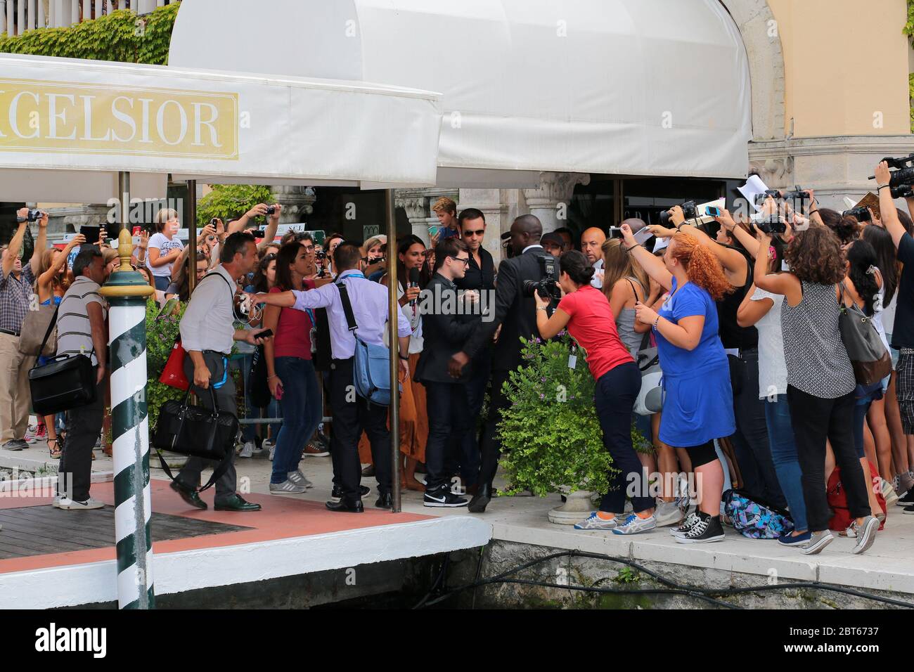 VENEZIA, ITALIA - 01 SETTEMBRE: I fan di Daniel Radcliffe partecipano al giorno 5 del 70° Festival del Cinema di Venezia il 1° settembre 2013 a Venezia, Italia Foto Stock