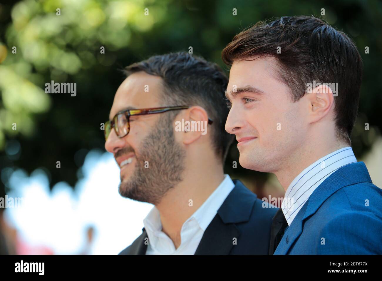 VENEZIA, ITALIA - SETTEMBRE 01: John Krokidas e Daniel Radcliffe sono alla prima "Kill Your Darlings" durante il 70° Festival del Cinema di Venezia Foto Stock