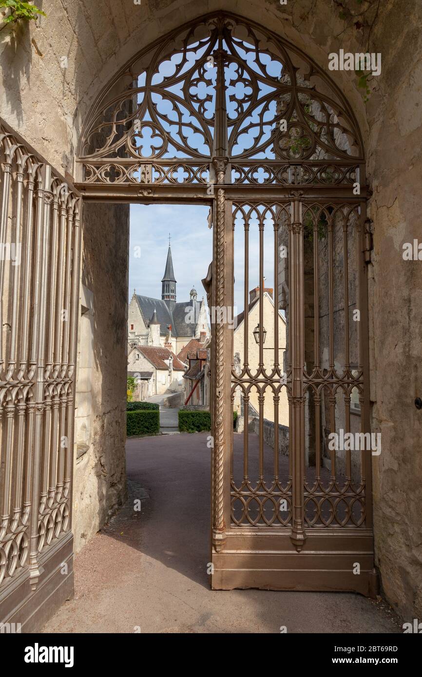 Chateau de Montresor, Indre et Loire, Francia Foto Stock