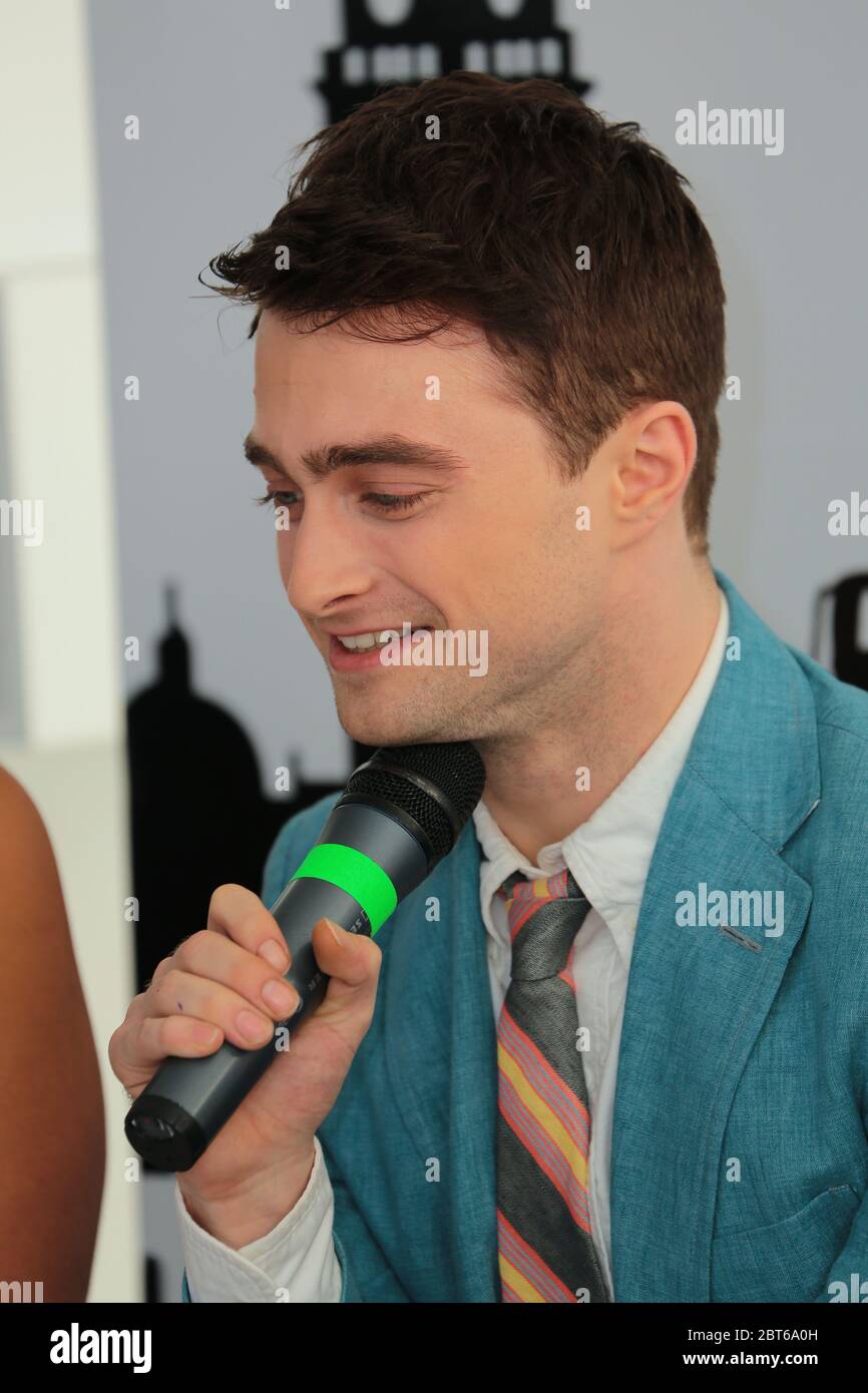 VENEZIA, ITALIA - SETTEMBRE 02: Daniel Radcliffe si è visto durante il 70° Festival del Cinema di Venezia il 2 settembre 2013 a Venezia, Italia Foto Stock