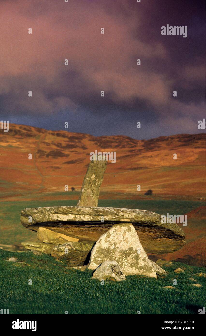 Cairnholy 2, sepoltura cairn Foto Stock