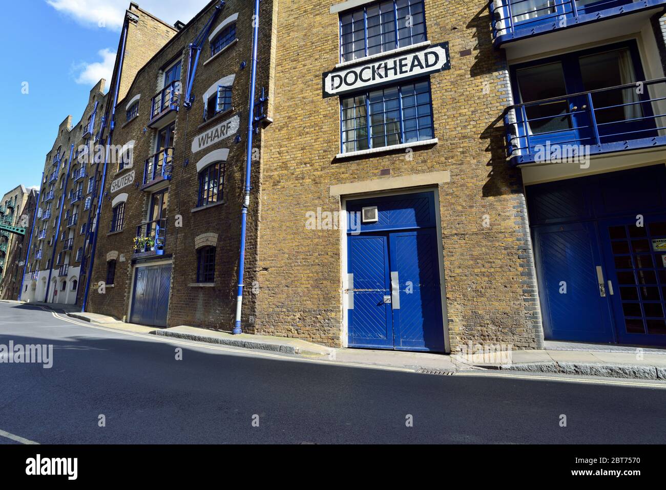 Shad Thames, Bermondsey, Londra, Regno Unito Foto Stock