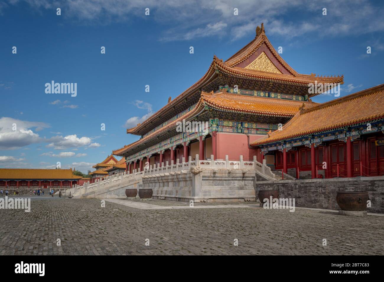 Palazzo Museo, Città Proibita a Pechino, capitale della Cina Foto Stock