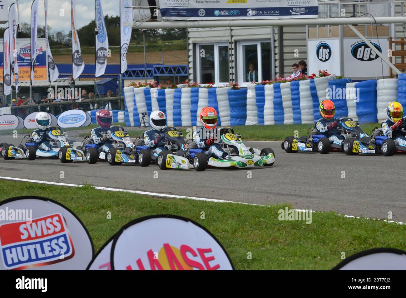 Carriera di Esteban OCON Karting. Foto Stock