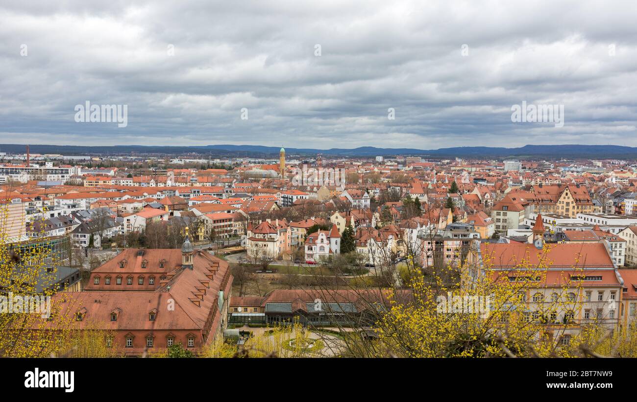 Paesaggio urbano di Bamberga. Foto Stock