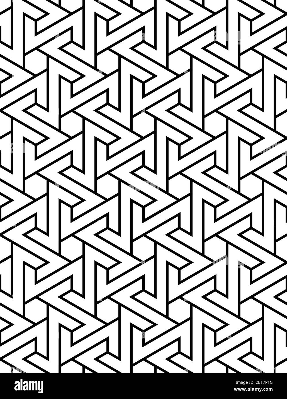 Modello vettoriale senza giunture geometriche islamiche. Sfondo geometrico arabo senza cuciture Illustrazione Vettoriale