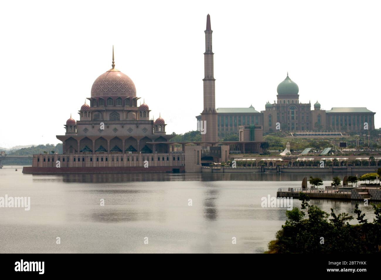 La Moschea Rosa a Putrajaya, Malesia Foto Stock