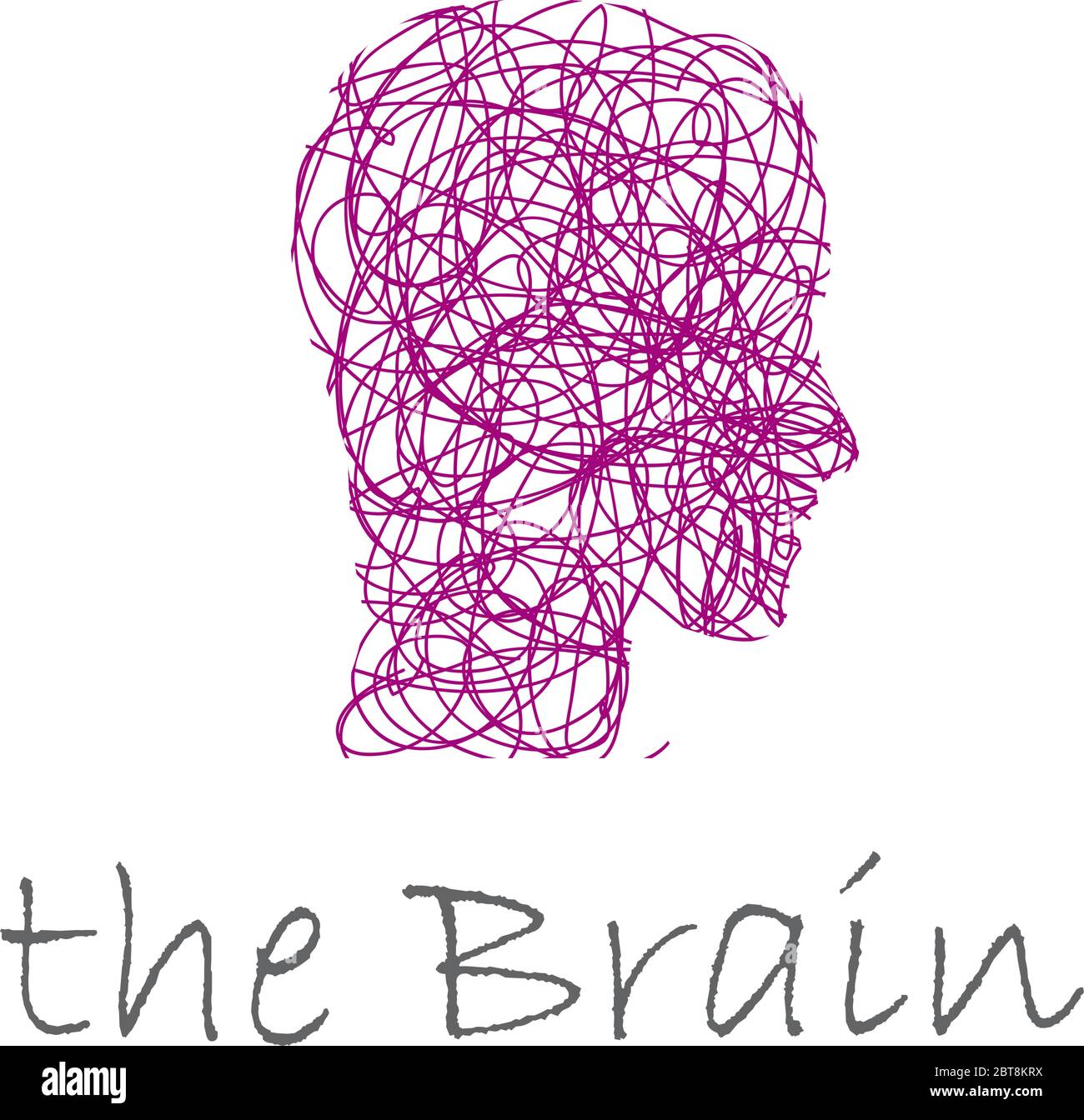 Progetto cerebrale segno vettore Illustrazione Vettoriale
