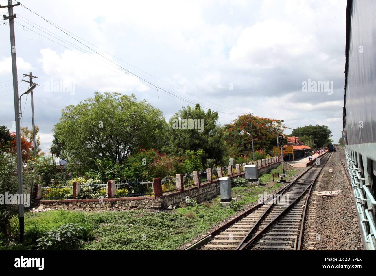 Ferrovie indiane, privatizzazione delle ferrovie, linee ferroviarie / binari, treni speciali, velocità dei treni, ferrovie - la salvezza della storia e del patrimonio indiano. INDI Foto Stock