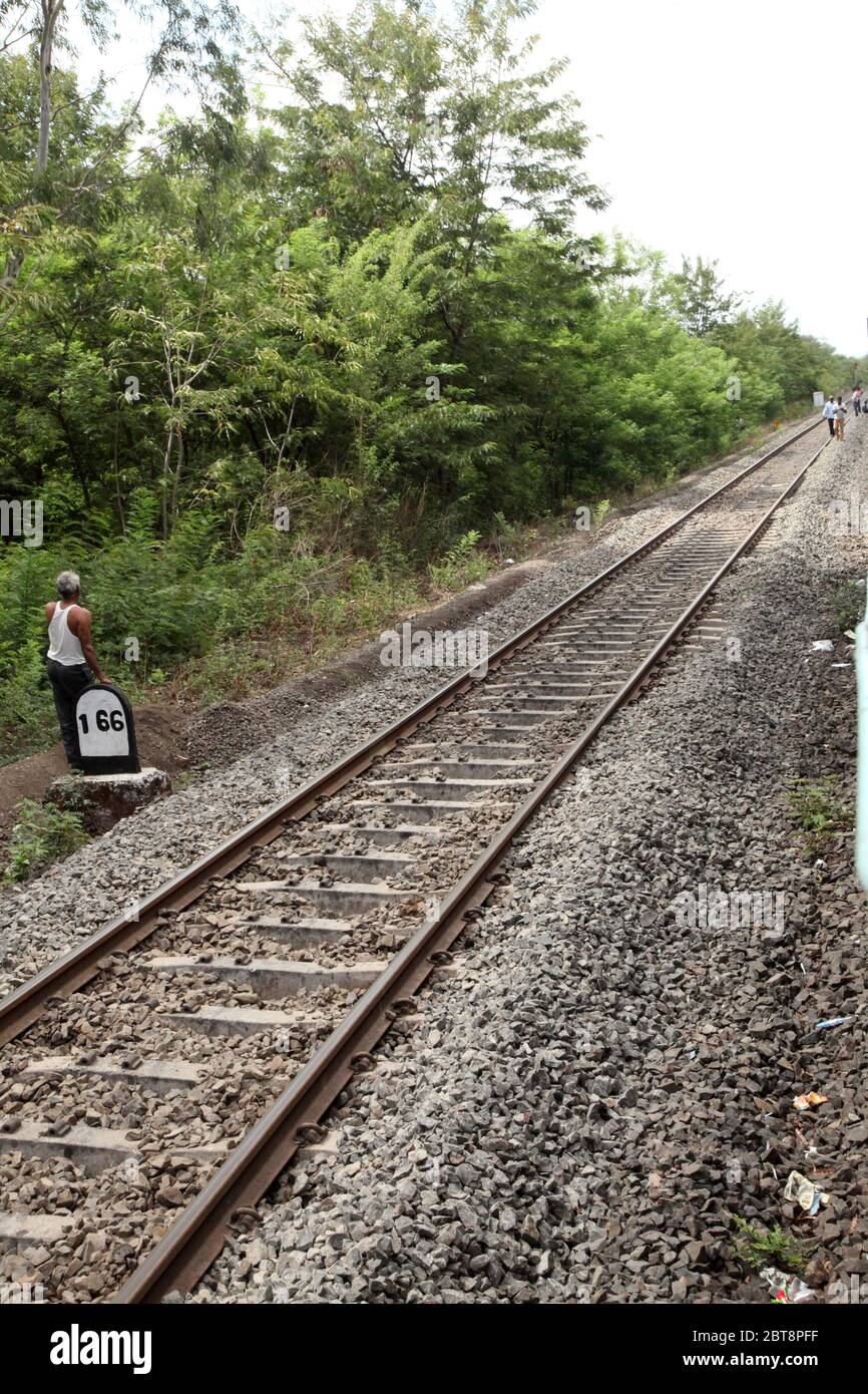 Ferrovie indiane, privatizzazione delle ferrovie, linee ferroviarie / binari, treni speciali, velocità dei treni, ferrovie - la salvezza della storia e del patrimonio indiano. INDI Foto Stock