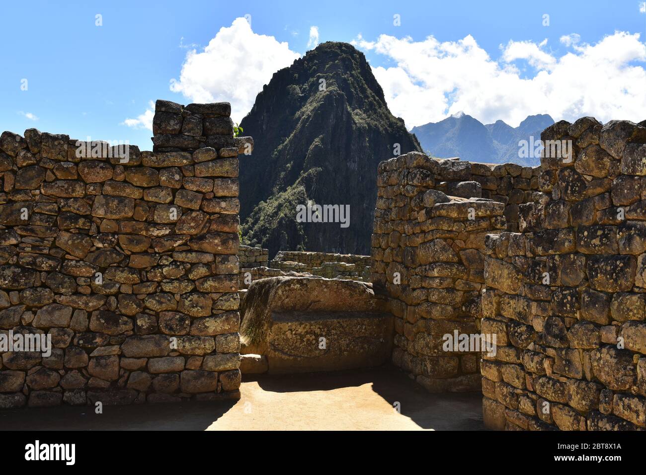 Machu Picchu, Perù - antiche rovine dell'Impero Inca Foto Stock