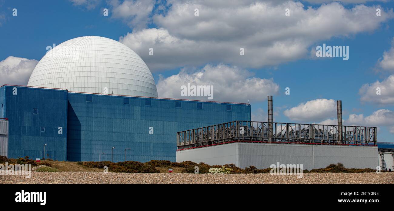 Sizewell Centrale Nucleare Suffolk Foto Stock