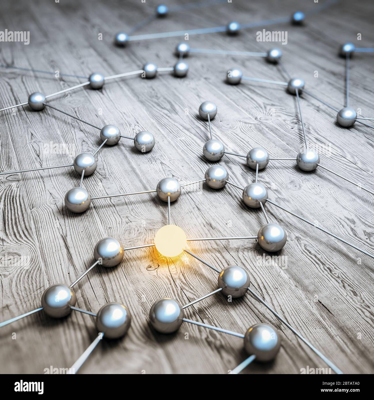 Mercato di riferimento della ricerca aziendale sull'innovazione. rendering 3d Foto Stock