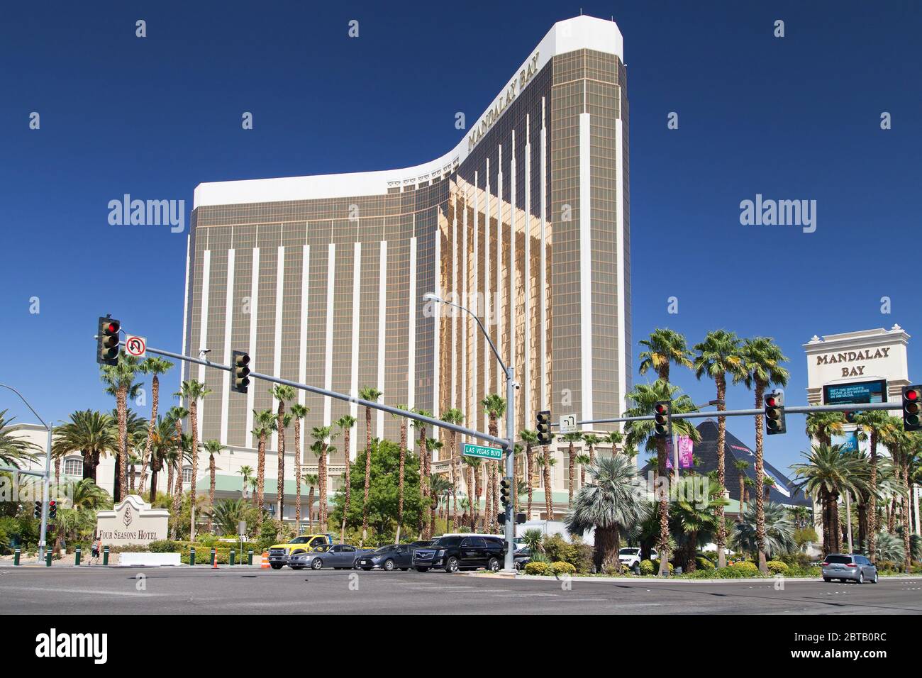 Las Vegas, Nevada - 30 agosto 2019: Resort e Casino Mandalay Bay a Las Vegas, Nevada, Stati Uniti. Foto Stock