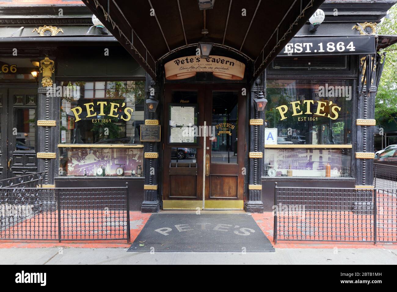 Pete's Tavern, 129 e 18th St, New York, foto di un ristorante sul lungomare di New York e caffè nel quartiere di Manhattan. Foto Stock